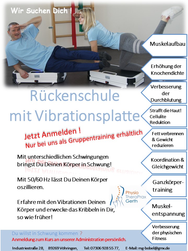 Vibrationsplatten-Gruppentraining 